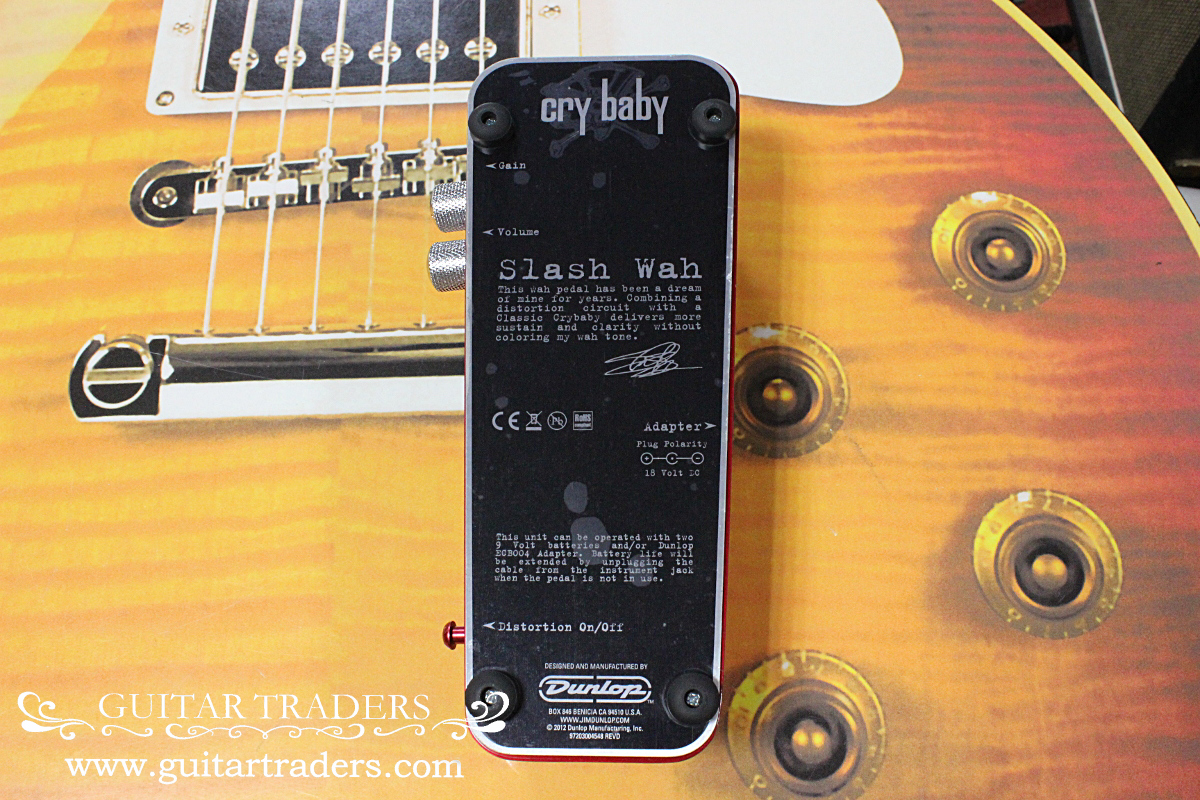 Jim Dunlop SW95 Slash Cry Baby Wah Wah - GUITAR TRADERS